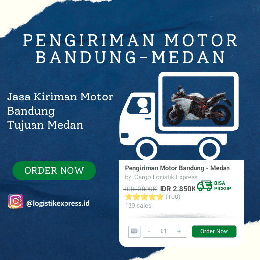 Pengiriman Motor Bandung Medan