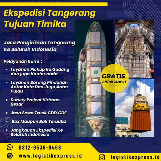 Ekspedisi Tangerang Timika
