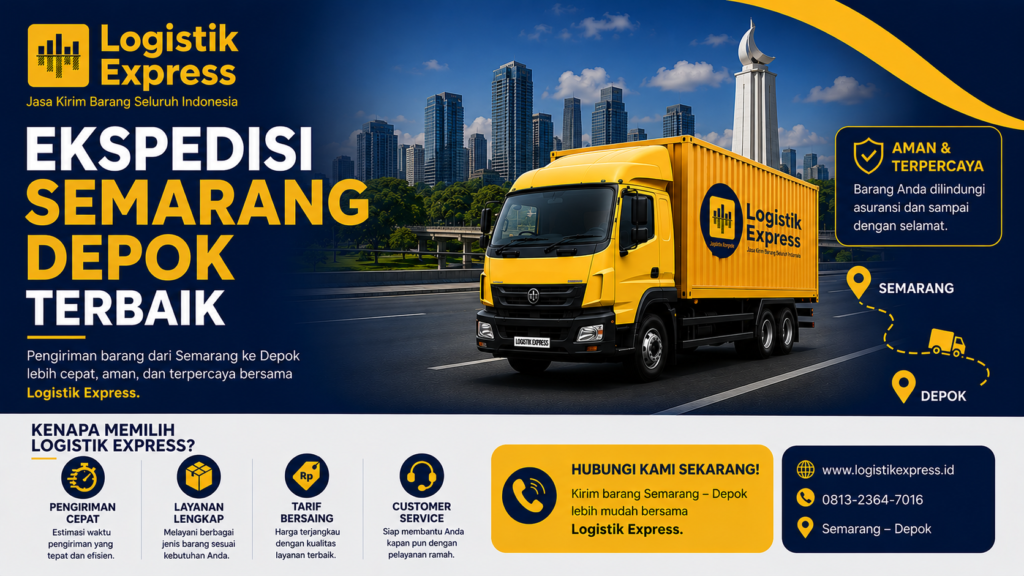 Ekspedisi Semarang Depok Terbaik