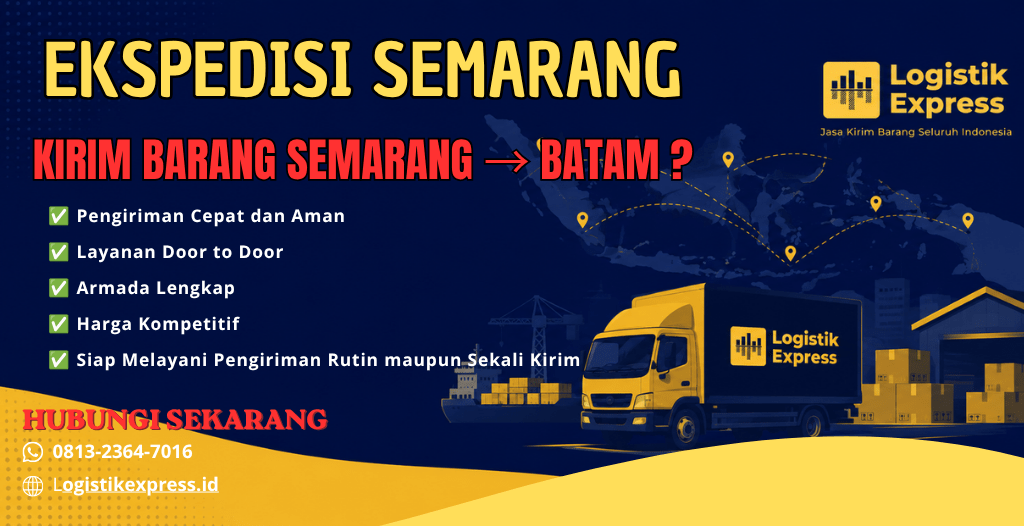 Ekspedisi Semarang Batam Terbaik